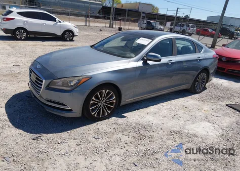 2015 Hyundai Genesis 3.8 из США, поврежденный, VIN KMHGN4JE3FU071031